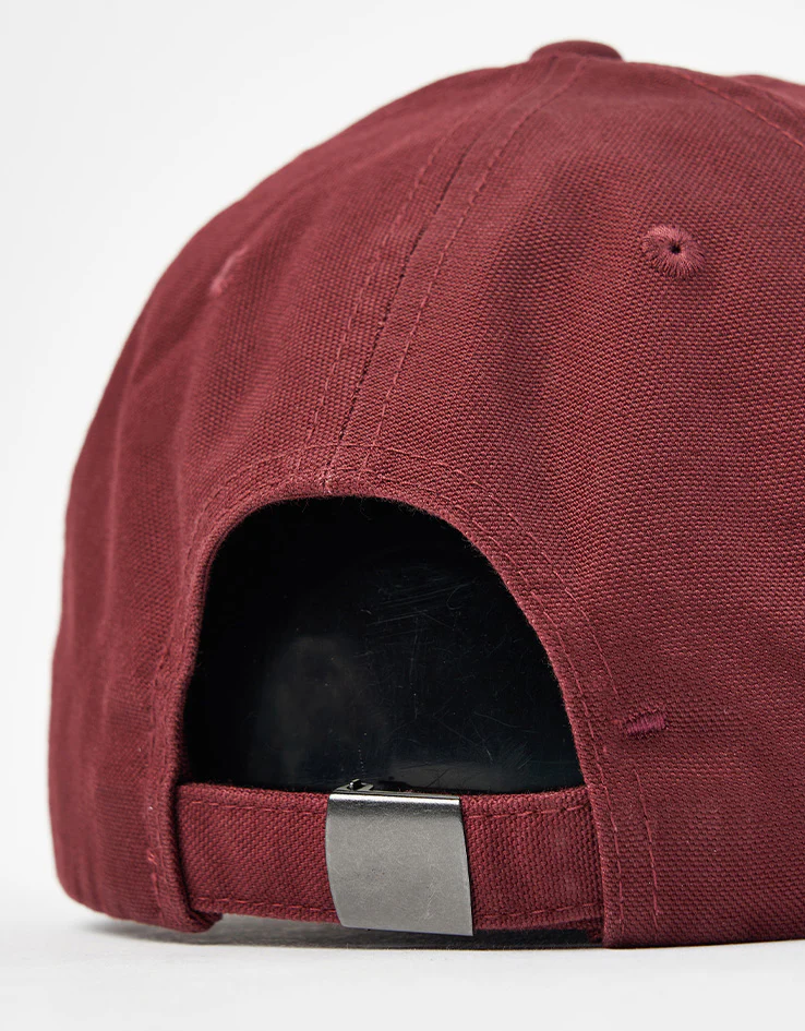 Nike SB Unstructured Flat Bill Cap - Dark Team Red/White - Image 3