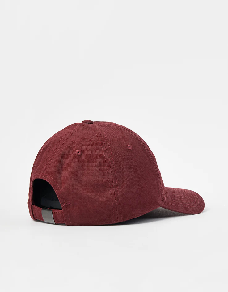 Nike SB Unstructured Flat Bill Cap - Dark Team Red/White - Image 4