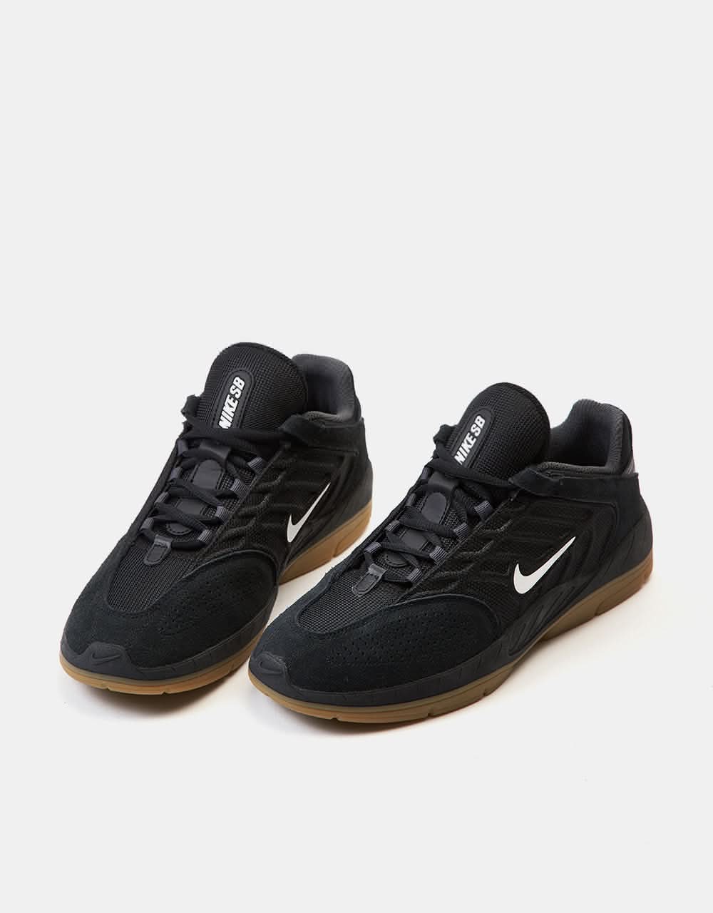 Nike SB Vertebrae Skate Shoes - Black/Summit White-Anthracite-Black-Gum Lt Brown - Image 3