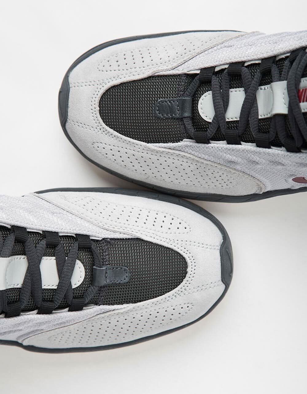 Nike SB Vertebrae Skate Shoes - Lt Smoke Grey/Dark Team Red - Image 6