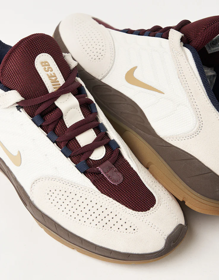 Nike SB Vertebrae Skate Shoes - Phantom/Parachute Beige-Burgundy Crush - Image 4
