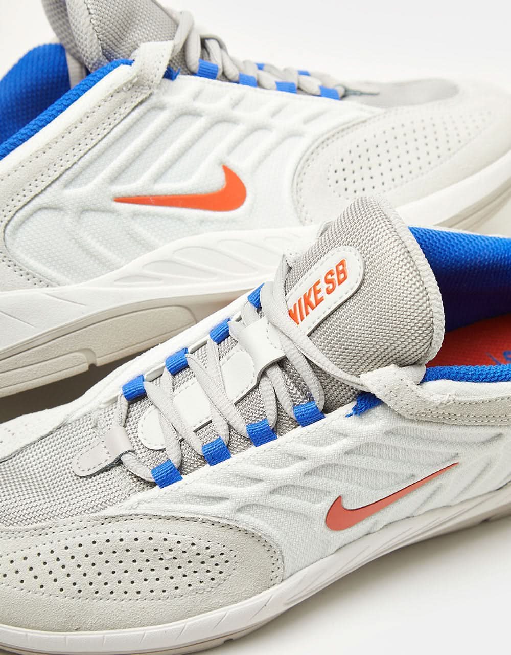 Nike SB Vertebrae Skate Shoes - Summit White/Cosmic Clay-Platinum Tint-Lt Iron Ore-Hyper Royal - Image 5