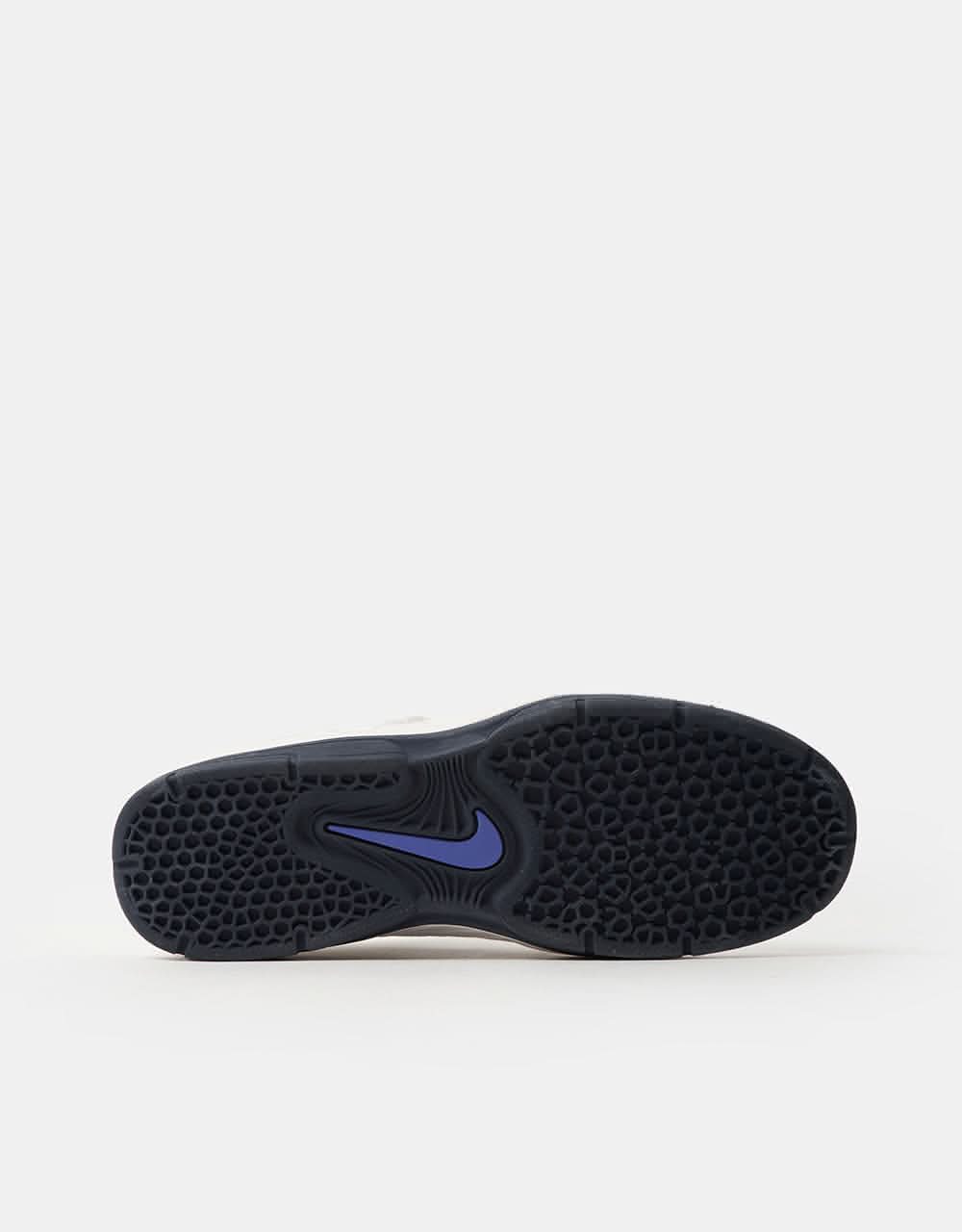 Nike SB Vertebrae Skate Shoes - Summit White/Persian Violet-Platinum Tint-Dk Obsidian-Lt Lemon Twist - Image 2