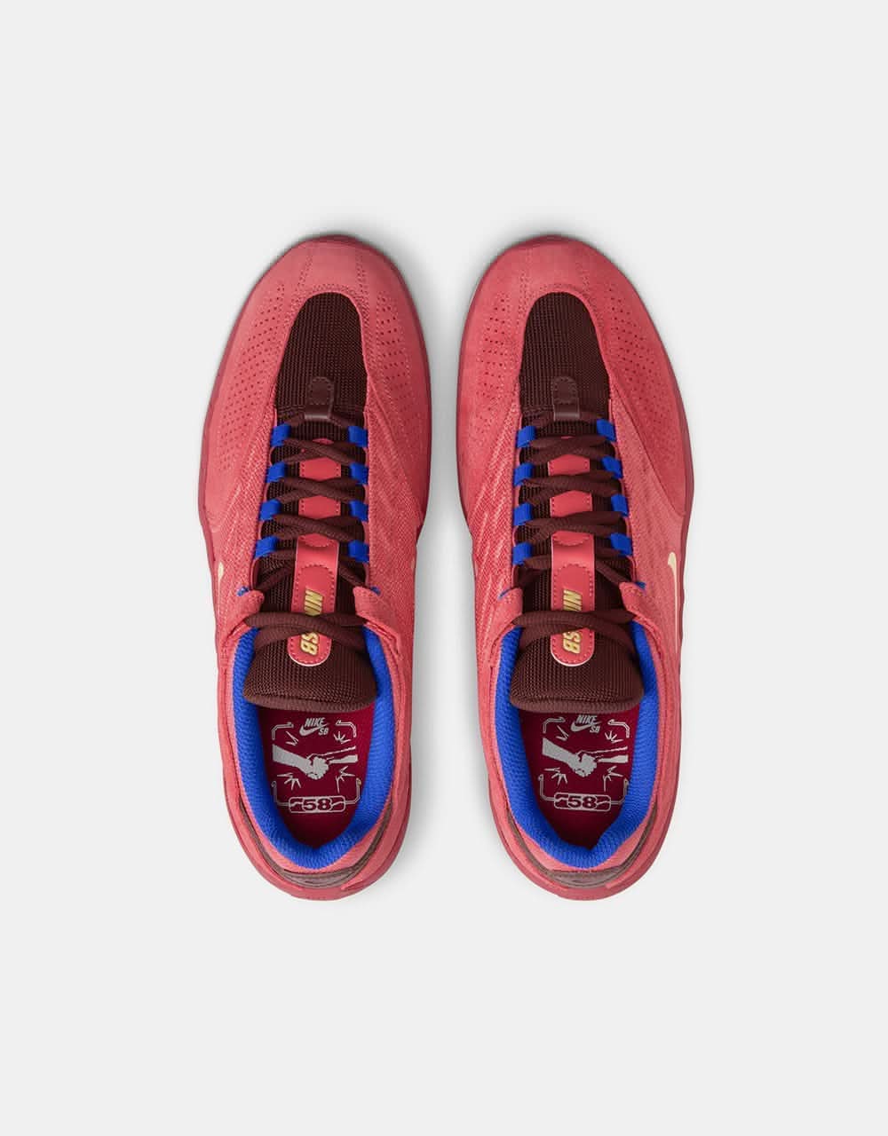 Nike SB Vertebrae TE Skate Shoes - Adobe/Melon Tint-Earth-Noble Red-Pale Ivory-Racer Blue - Image 3