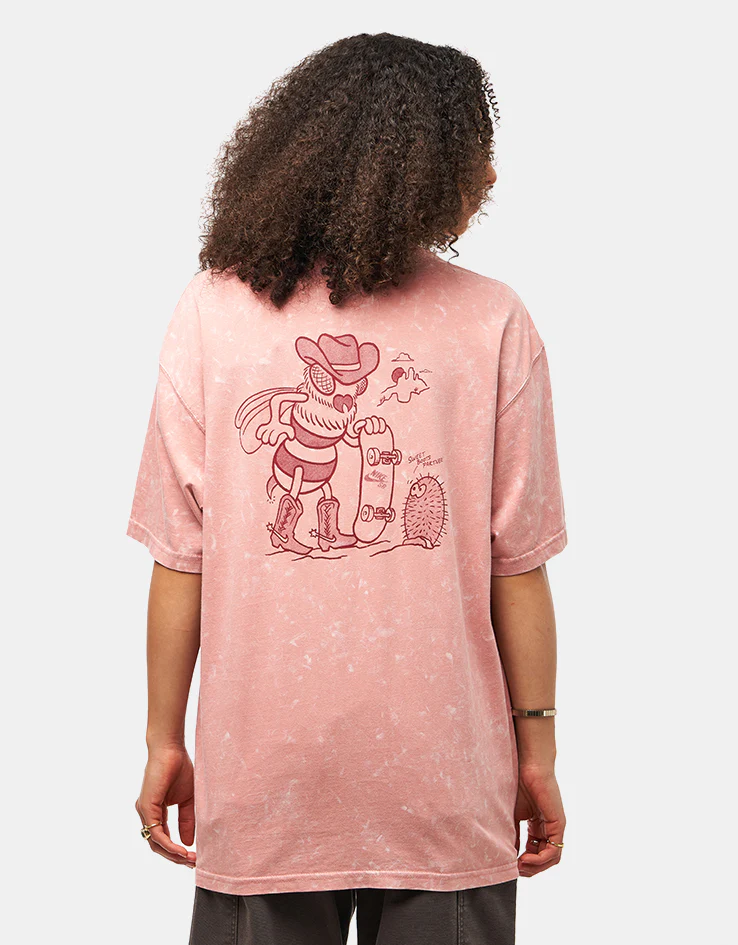 Nike SB Western Bee T-Shirt - Red Stardust - Image 6