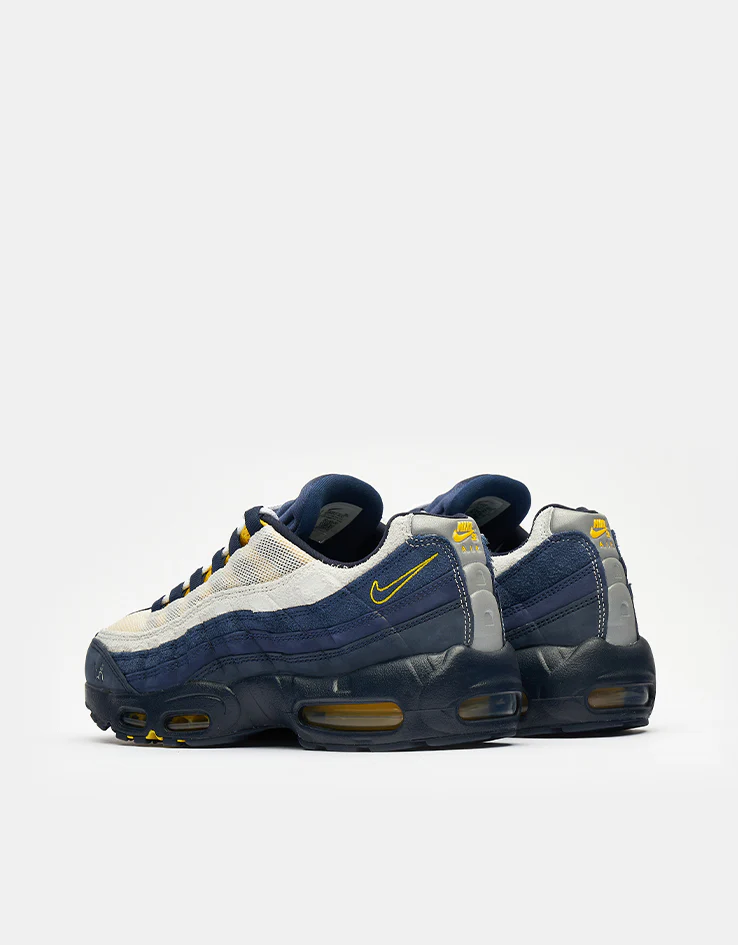 Nike SB x Eric Koston Air Max 95 Skate Shoes - Obsidian/Speed Yellow-Midnight Navy-Navy - Image 5