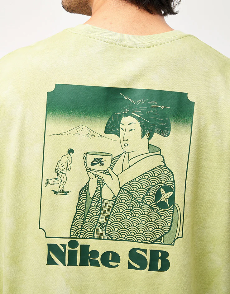 Nike SB Yuto Skate T-Shirt - Olive Aura - Image 3