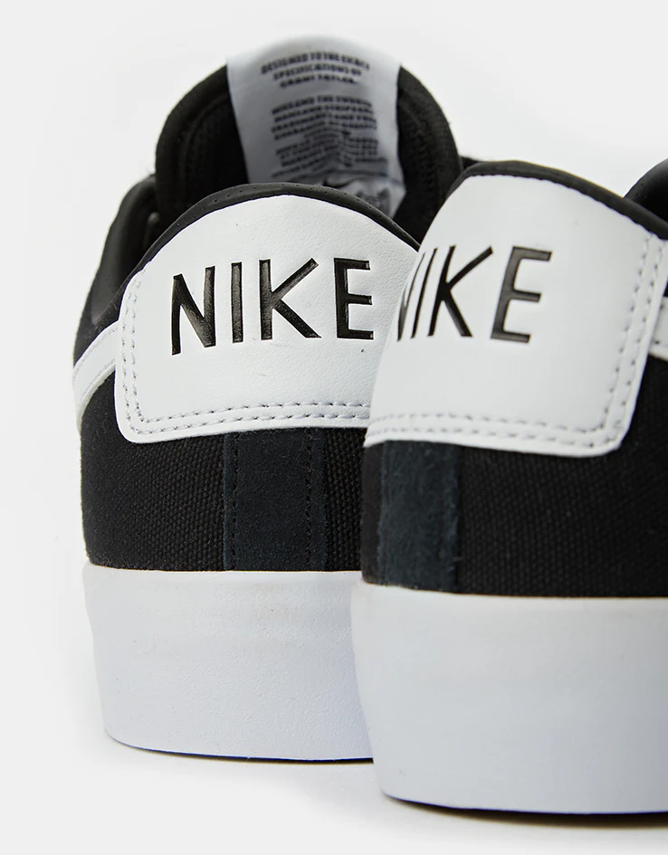 Nike SB Zoom Blazer Low Pro GT Skate Shoes - Black/White-Black-Gum Light Brown - Image 5