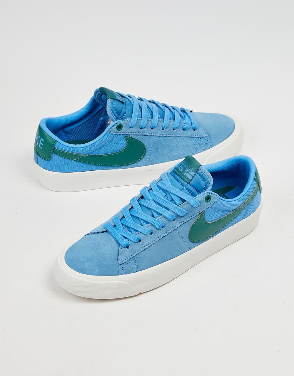 Nike SB Zoom Blazer Low Pro GT Skate Shoes - Univ Blue/Bicoastal-Univ Blue-Summit White-Bicoastal - Image 2