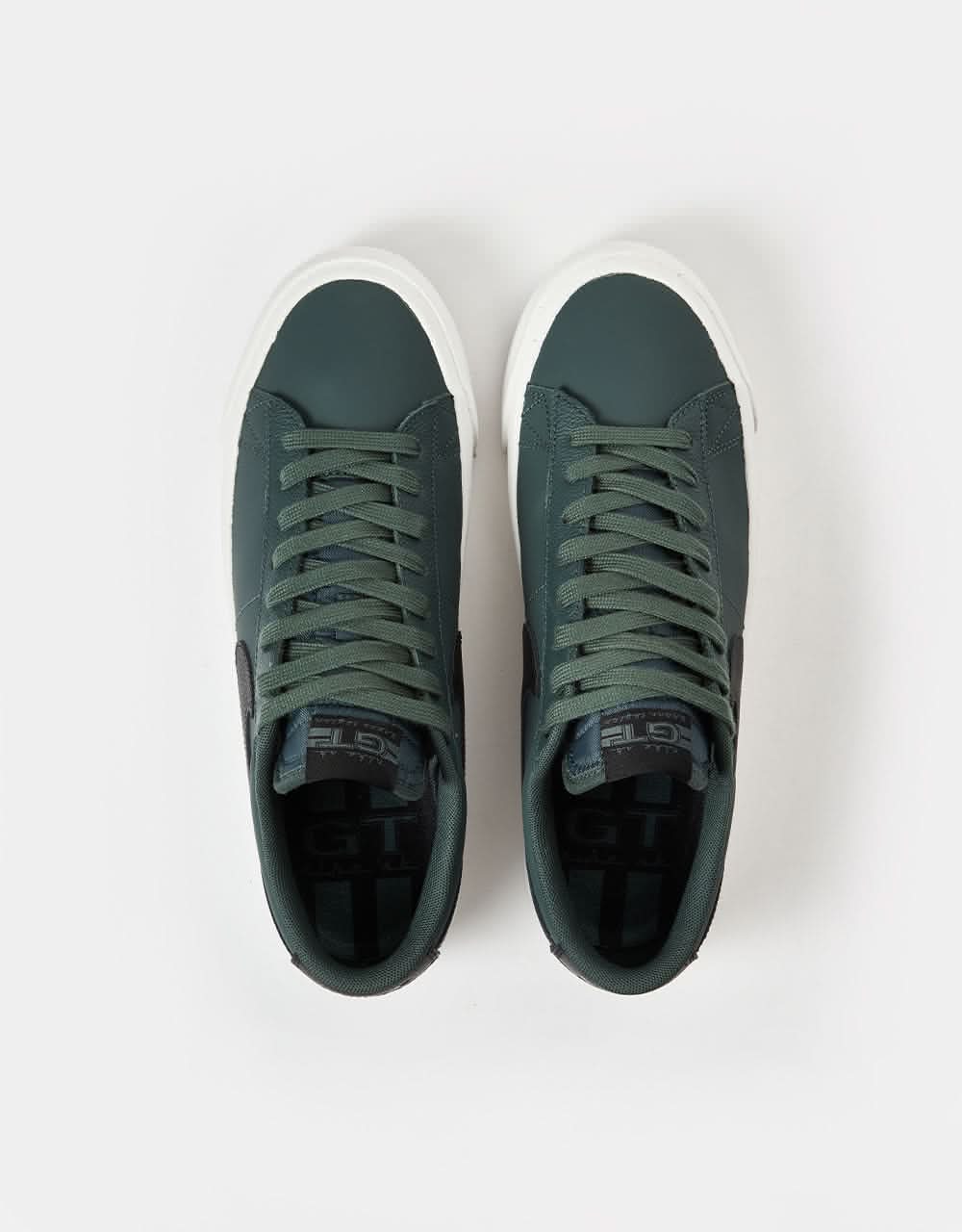 Nike SB Zoom Blazer Low Pro GT Skate Shoes - Vintage Green/Black-Vintage Green - Image 6