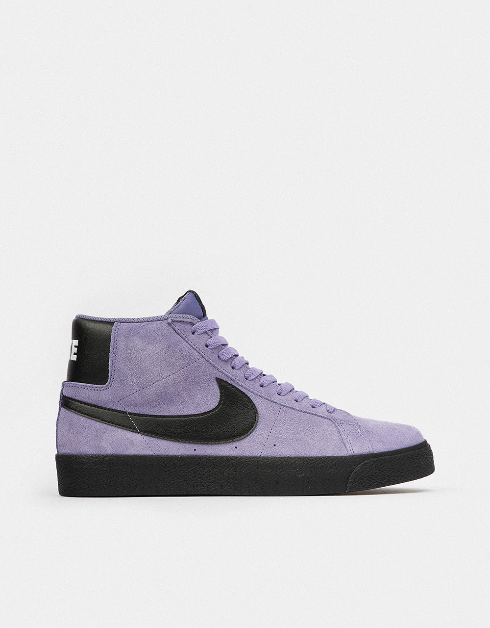 Nike SB Zoom Blazer Mid Skate Shoes - Dusty Amethyst/Black-Dusty Amethyst - Image 2