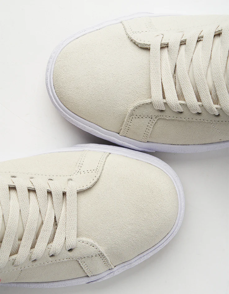 Nike SB Zoom Blazer Mid Skate Shoes - Pale Ivory/Noble Red-Silt Red-White - Image 7
