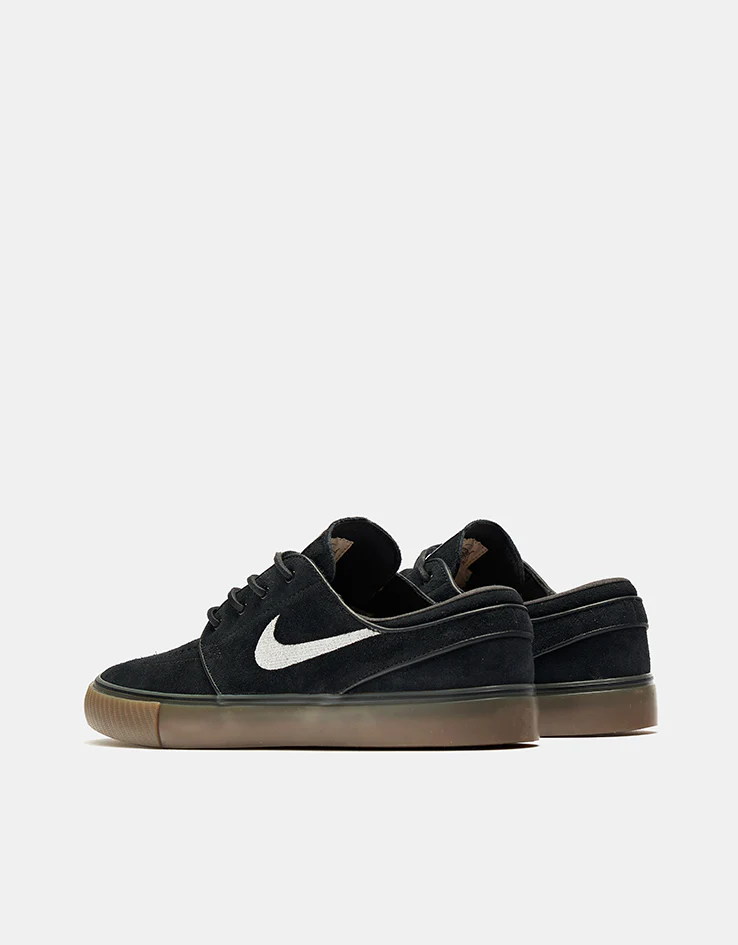 Nike SB Zoom Janoski OG+ Skate Shoes - Black/White-Black-Gum Light Brown - Image 3