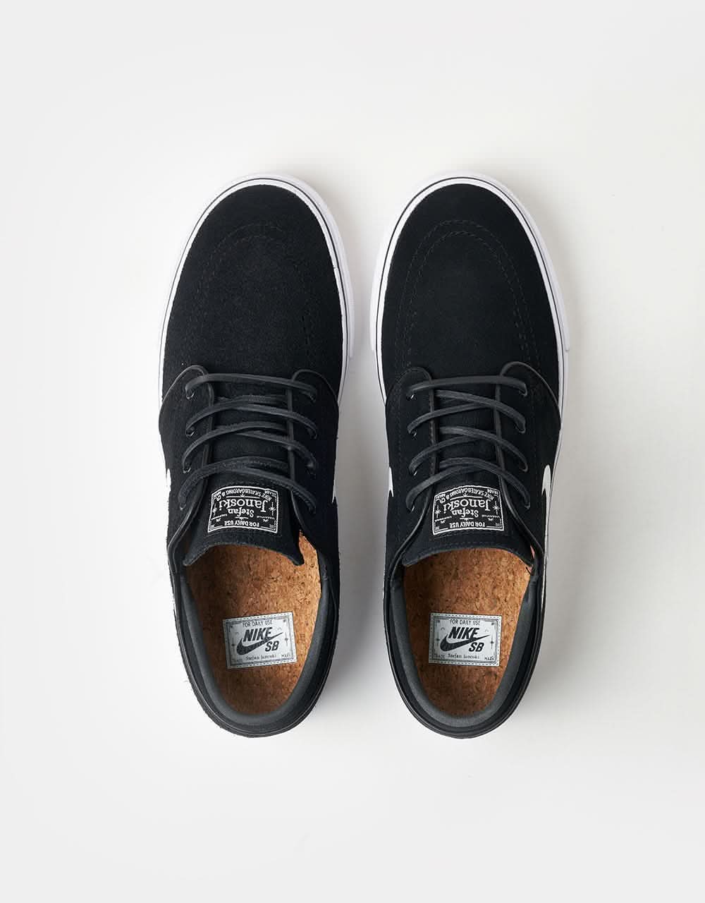 Nike SB Zoom Janoski OG+ Skate Shoes - Black/White-Black-White - Image 4