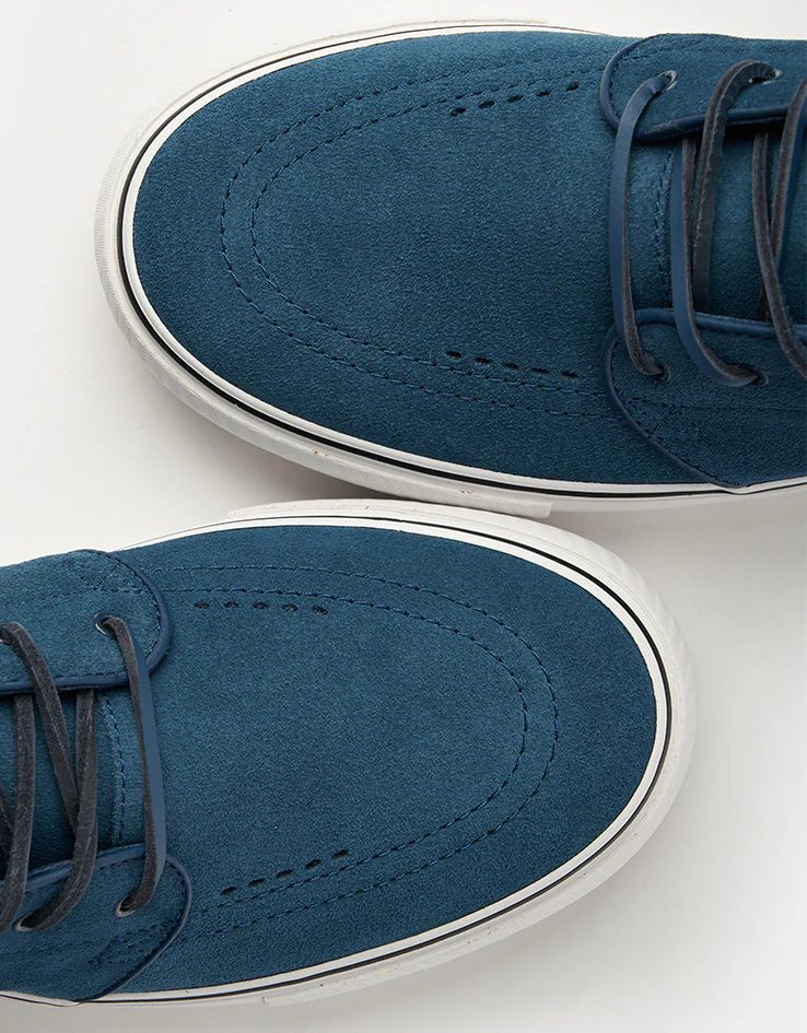 Nike SB Zoom Janoski OG+ Skate Shoes - Blue Force/Campfire Orange-Blue Force - Image 6