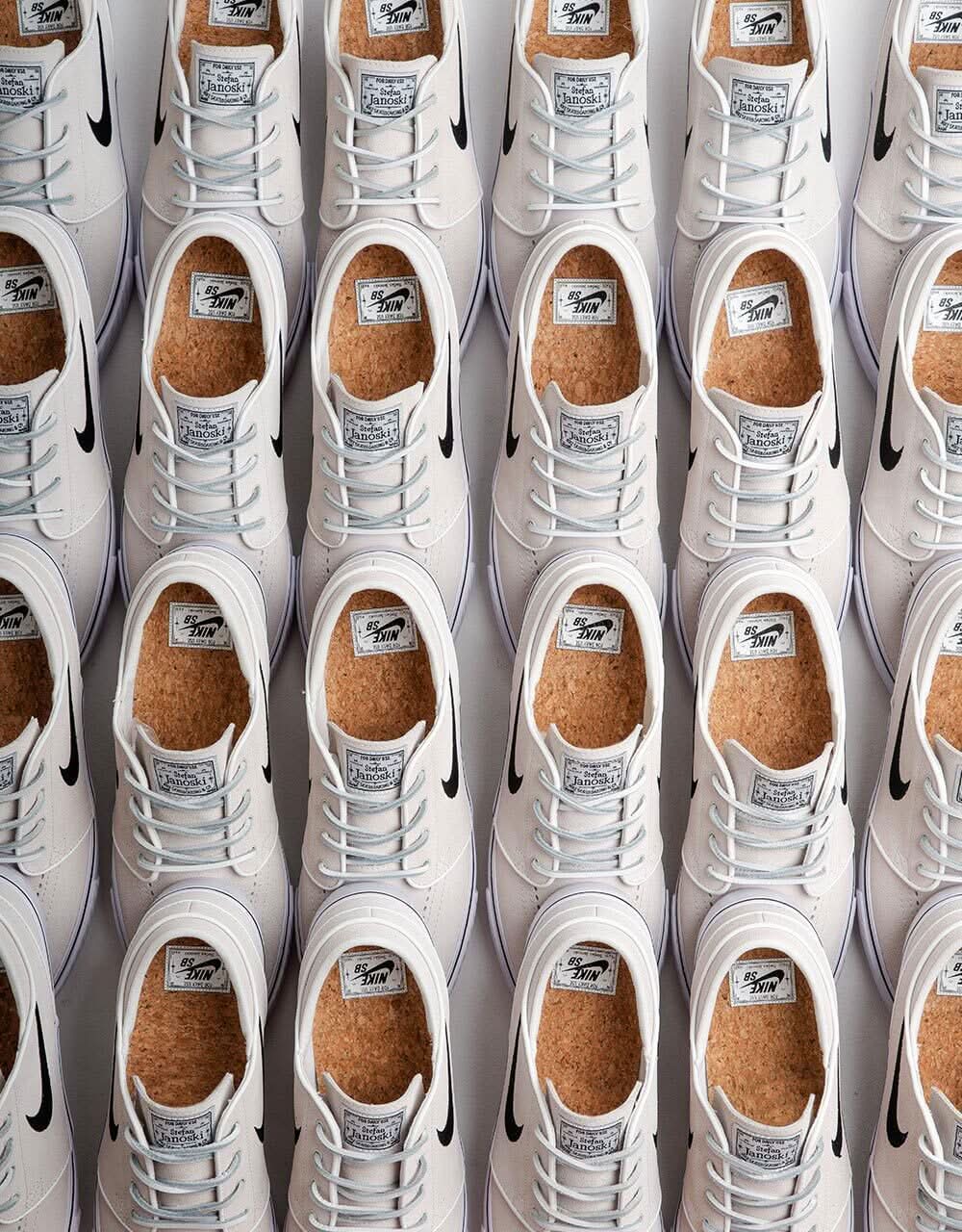 Nike SB Zoom Janoski OG+ Skate Shoes - Summit White/Black-Summit White-White - Image 10