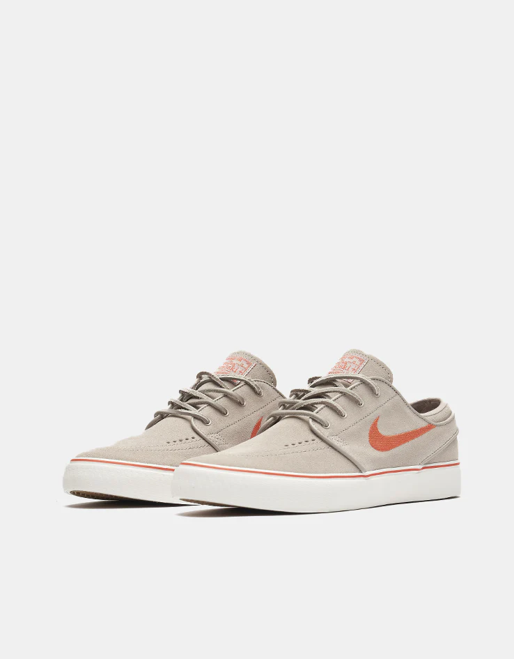 Nike SB Zoom Janoski OG+ Skate Shoes - College Grey/Cosmic Clay-Summit White - Image 3