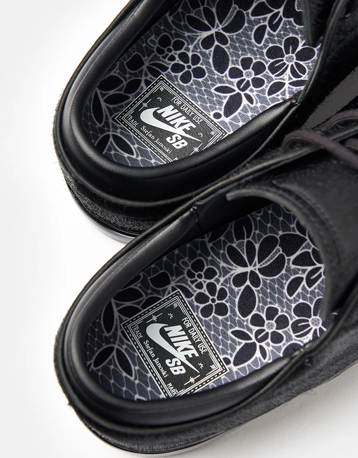 Nike SB Zoom Janoski OG+ SE Skate Shoes - Black/Black-Off Noir-Black - Image 8