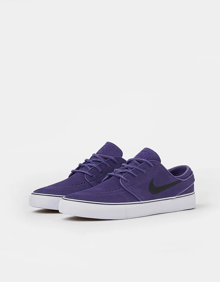 Nike SB Zoom Janoski OG+ Skate Shoes - Court Purple/Black-Court Purple-White - Image 3