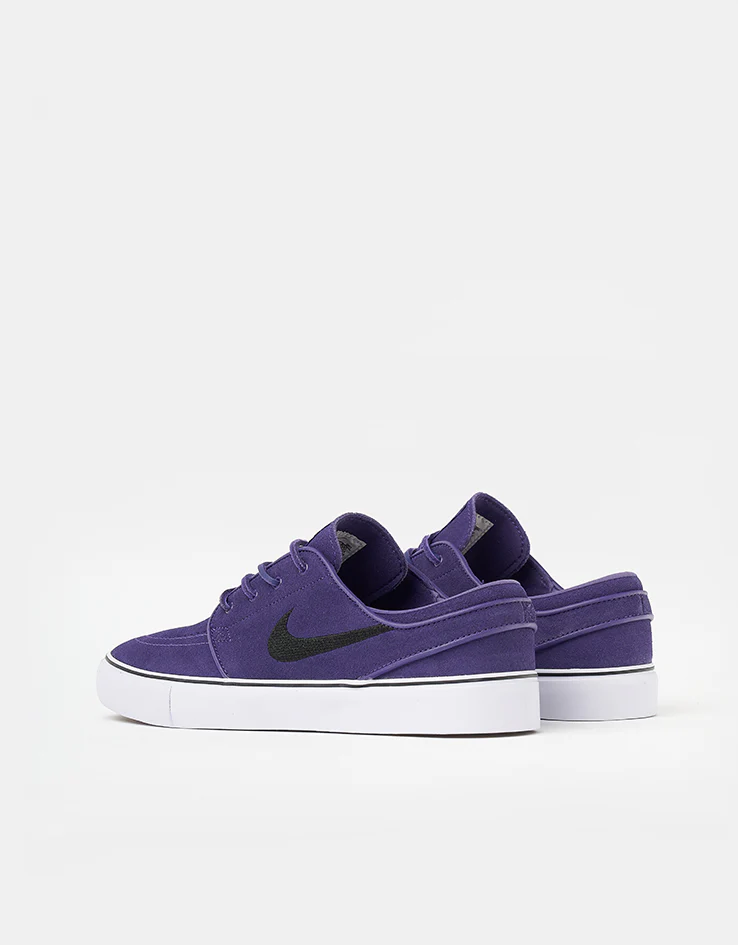 Nike SB Zoom Janoski OG+ Skate Shoes - Court Purple/Black-Court Purple-White - Image 4