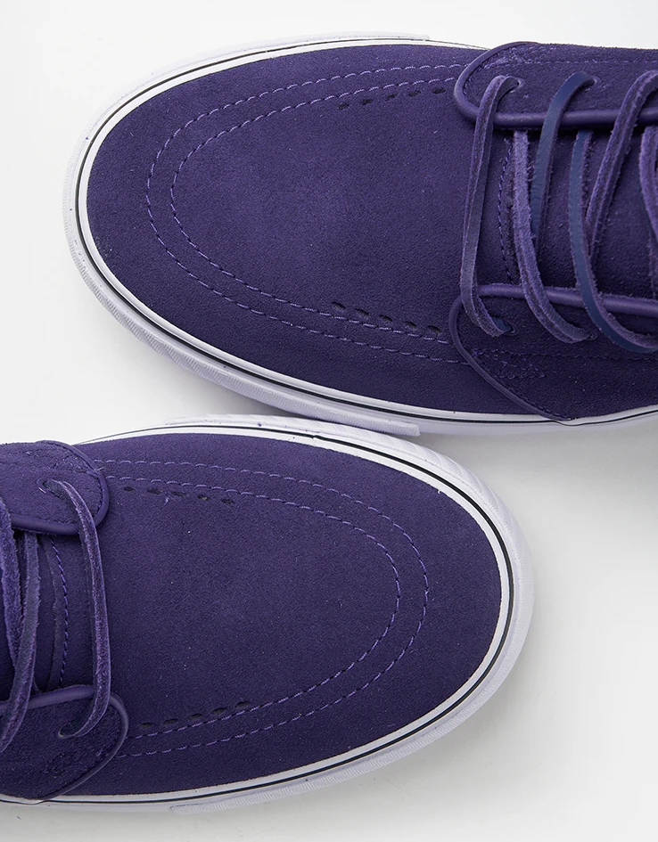 Nike SB Zoom Janoski OG+ Skate Shoes - Court Purple/Black-Court Purple-White - Image 7