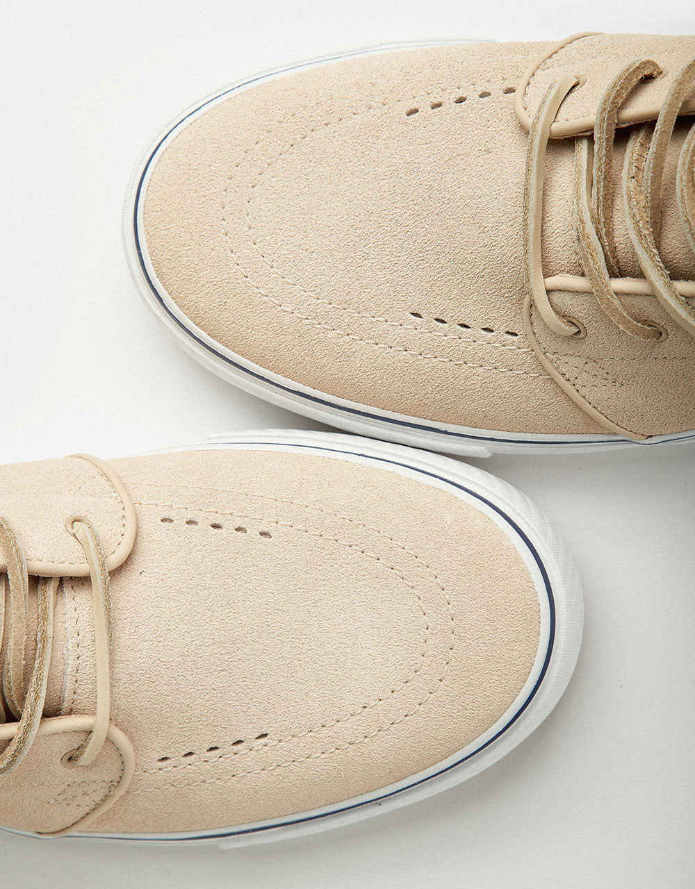 Nike SB Zoom Janoski OG+ Skate Shoes - Sanddrift/Smokey Blue-Thunder Blue - Image 6
