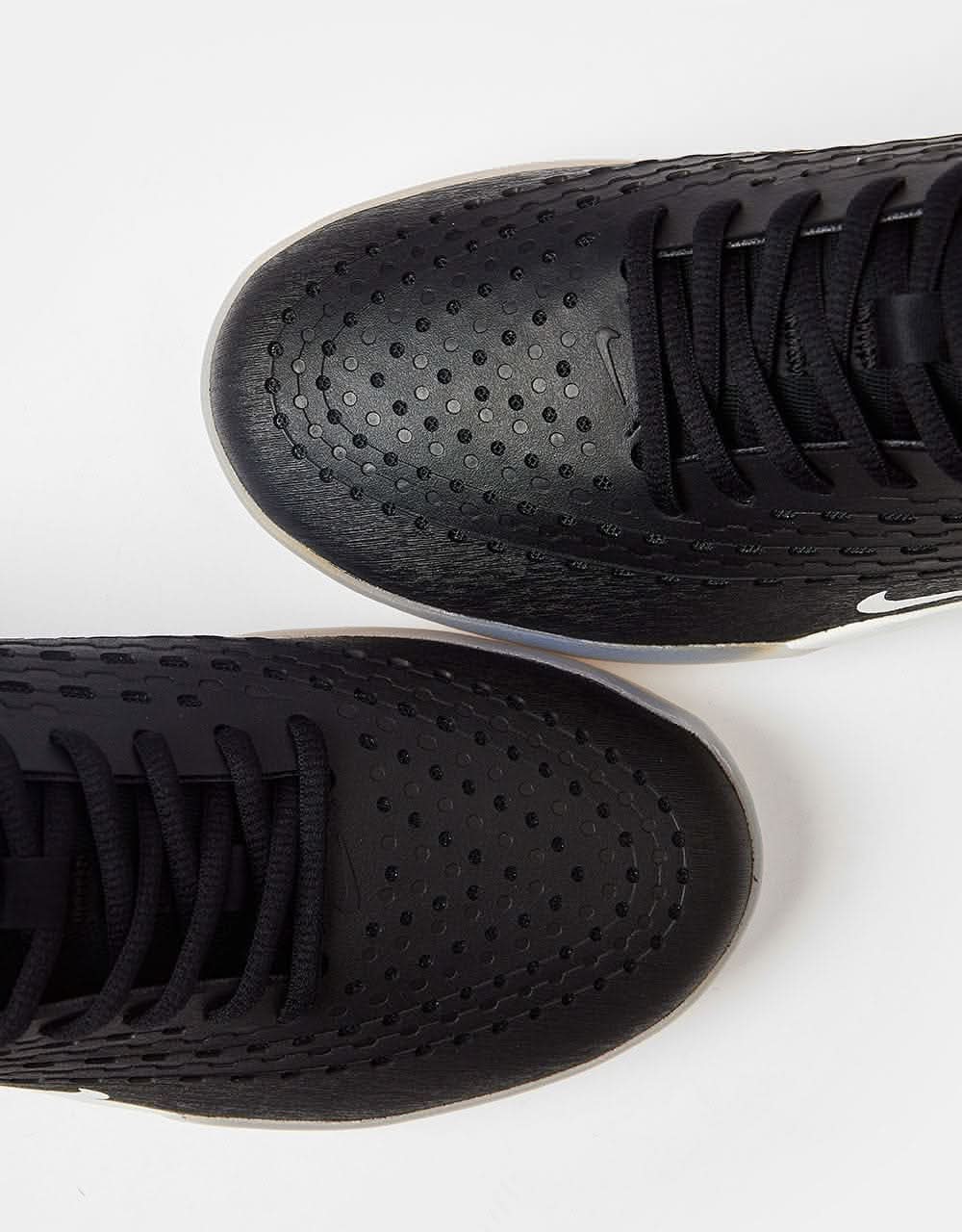 Nike SB Zoom Nyjah 3 Skate Shoes - Black/White-Black-Summit White - Image 5
