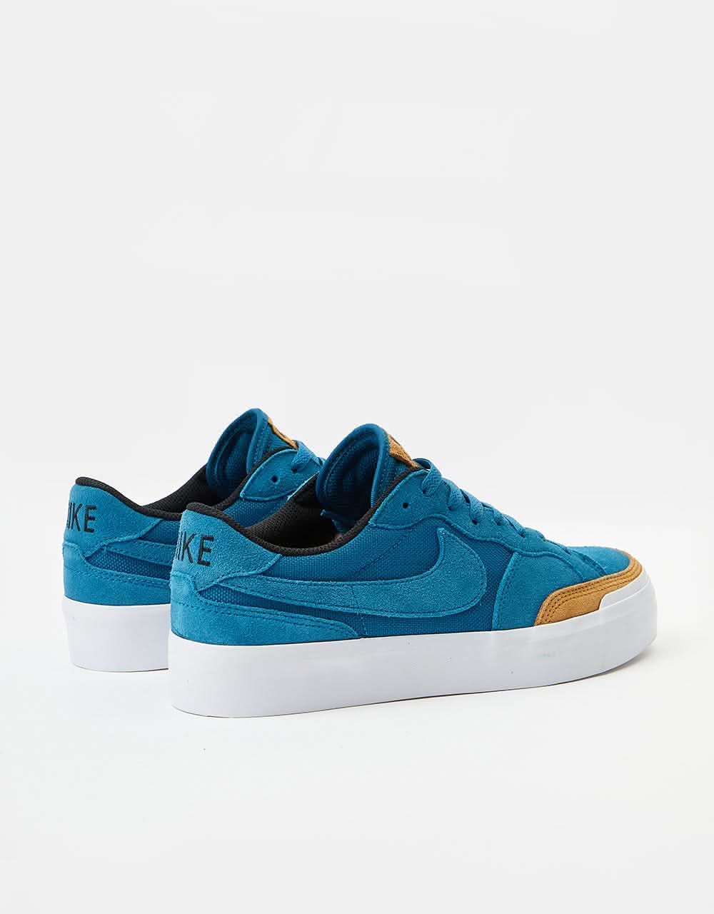 Nike SB Zoom Pogo Plus Premium Skate Shoes - Green Abyss/Green Abyss-Desert Ochre - Image 8