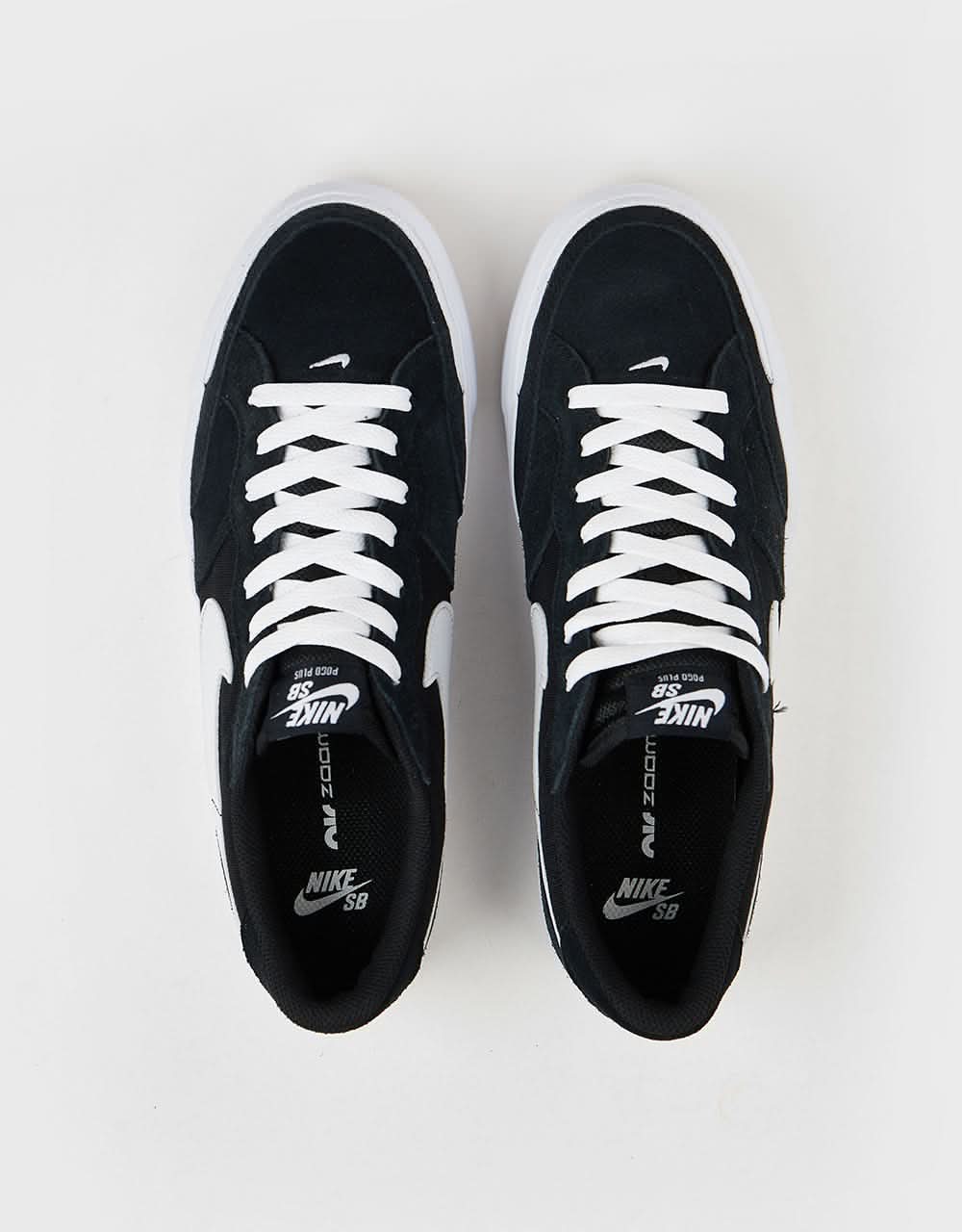Nike SB Zoom Pogo Plus Skate Shoes - Black/White-Black-White-Gum Lt Brown - Image 5