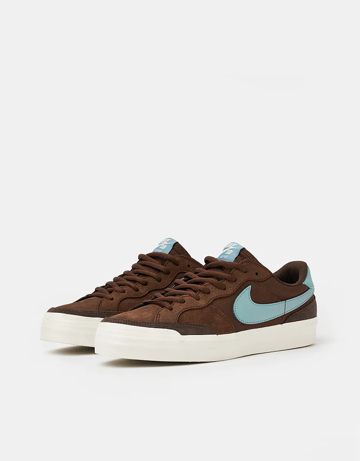 Nike SB Zoom Pogo Plus Skate Shoes - Cacao Wow/Denim Turq-Baroque Brown - Image 3