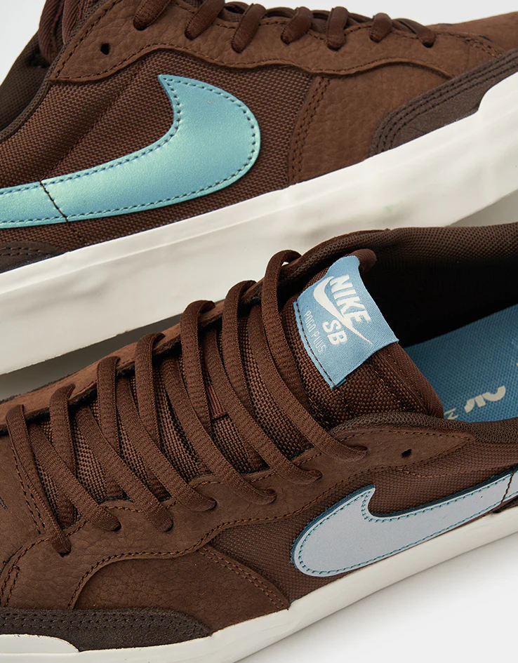 Nike SB Zoom Pogo Plus Skate Shoes - Cacao Wow/Denim Turq-Baroque Brown - Image 7