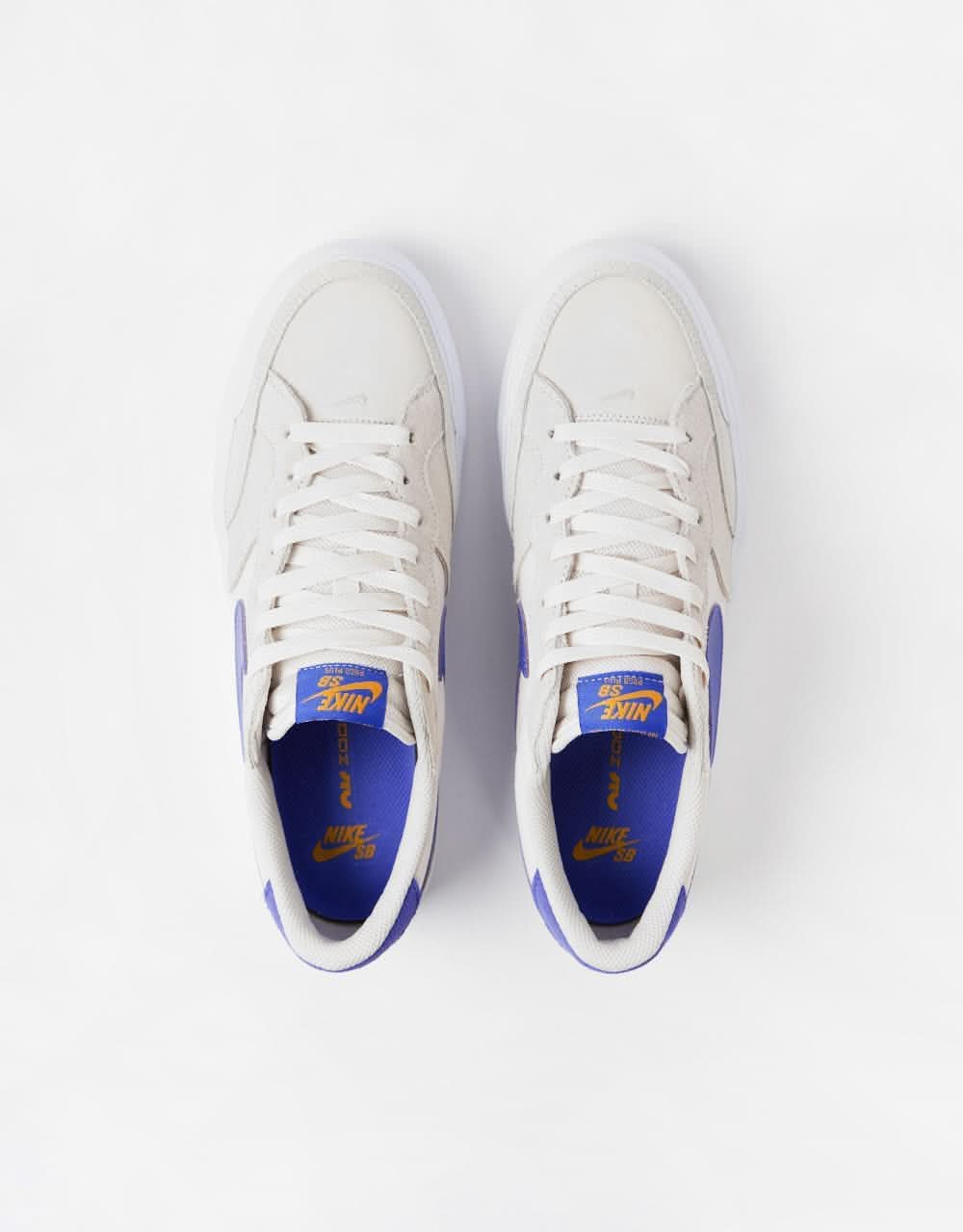 Nike SB Zoom Pogo Plus Skate Shoes - Phantom/Persian Violet-Light Bone-University Gold-White - Image 6