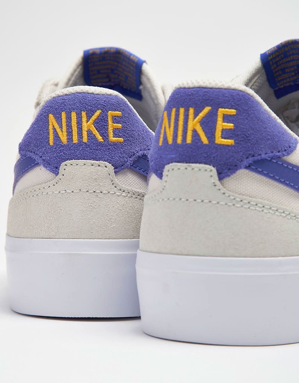 Nike SB Zoom Pogo Plus Skate Shoes - Phantom/Persian Violet-Light Bone-University Gold-White - Image 8