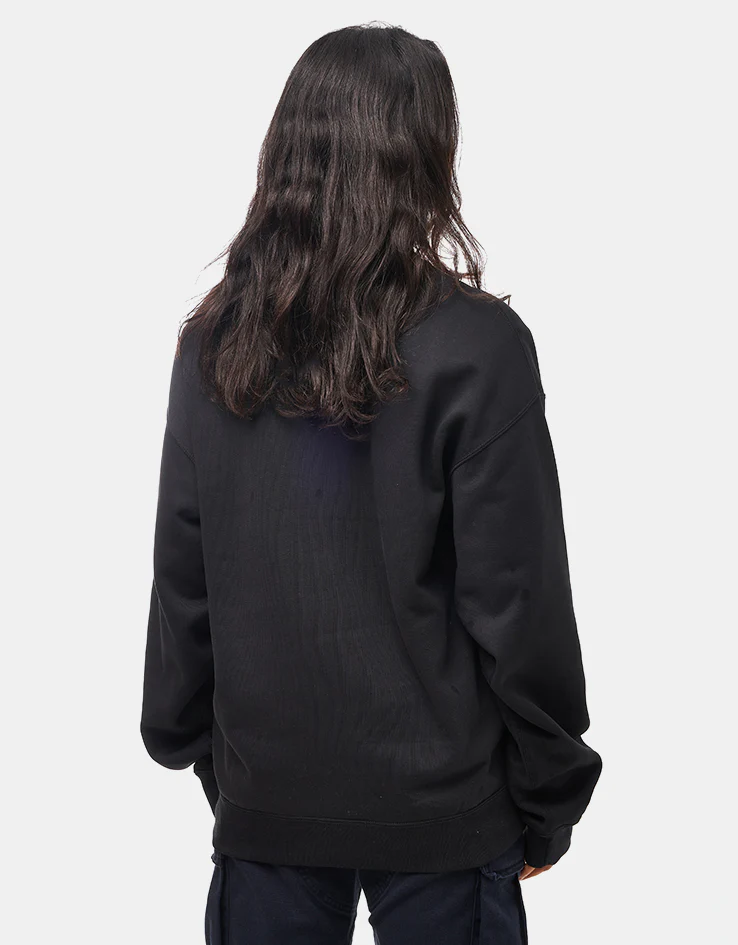 Nike Solo Swoosh Crew - Black/White - Image 5