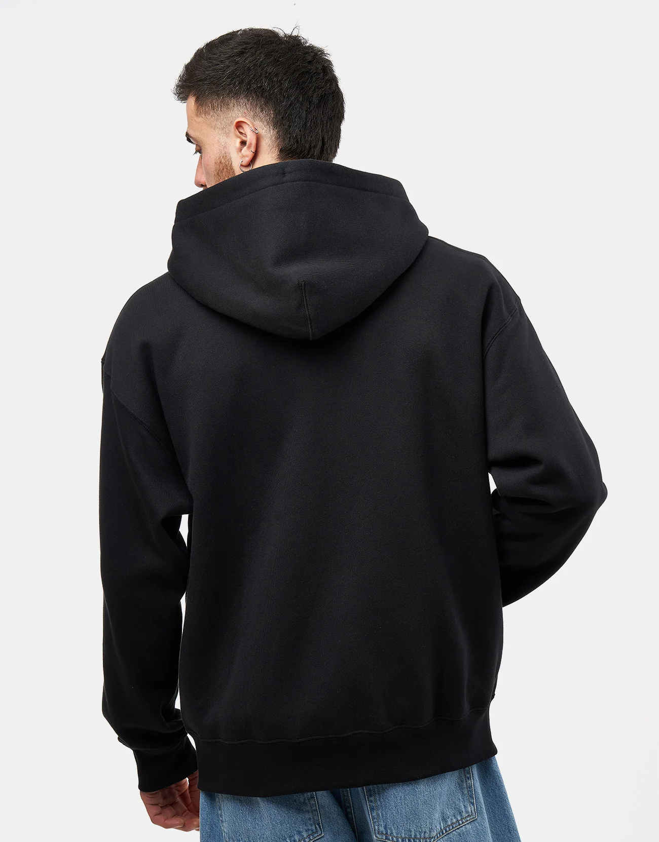 Nike Solo Swoosh Full Zip Hoodie - Black/White - Image 3