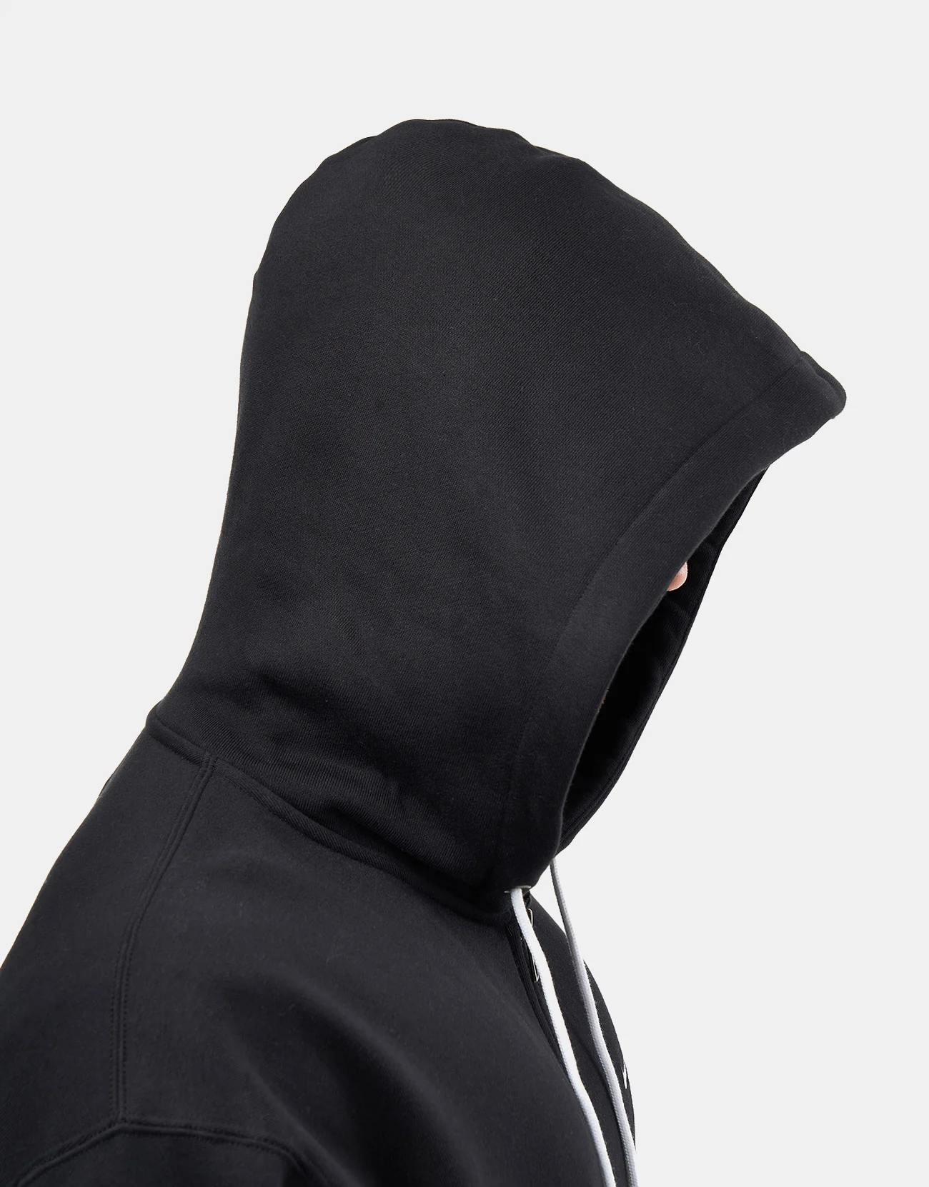 Nike Solo Swoosh Full Zip Hoodie - Black/White - Image 4