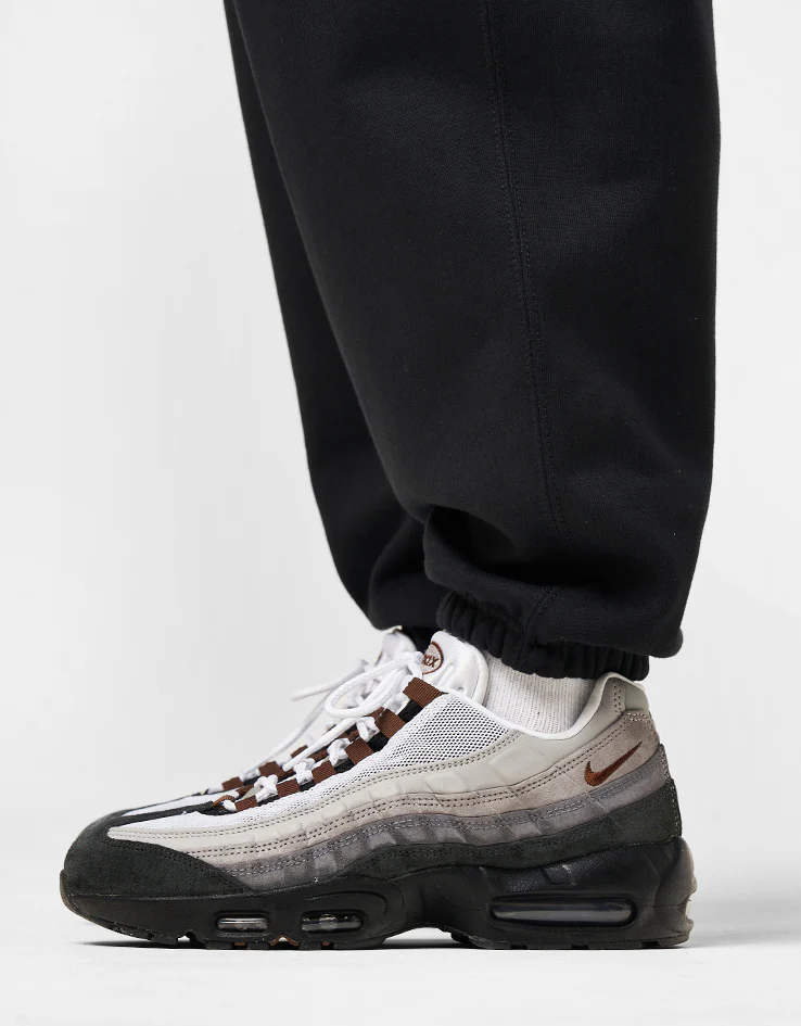 Nike Solo Swoosh Sweatpants - Black/White - Image 6