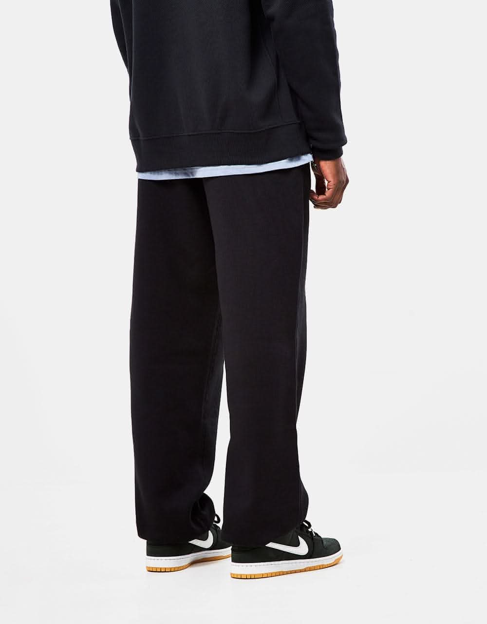 Nike Solo Swoosh Sweatpants (Straight) - Black/White - Image 3