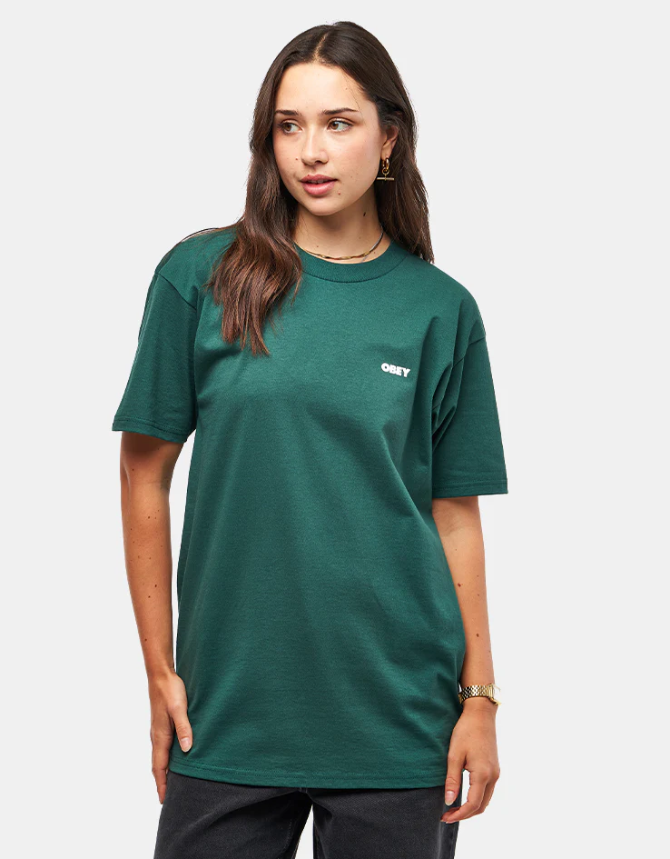Obey Art Studio Flowers T-Shirt - Rainforest - Image 6