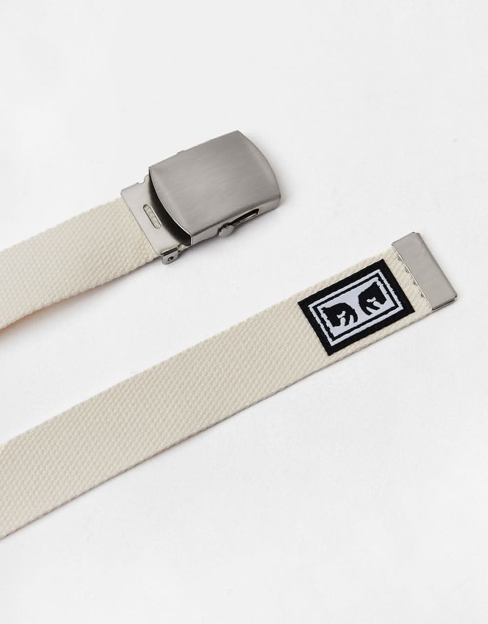 Obey Big Boy Web Belt - Unbleached - Image 2