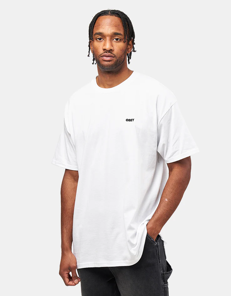 Obey Cosmic Noise T-Shirt - White - Image 2