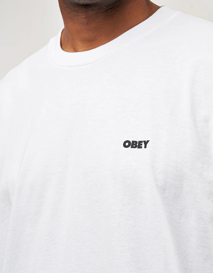Obey Cosmic Noise T-Shirt - White - Image 4