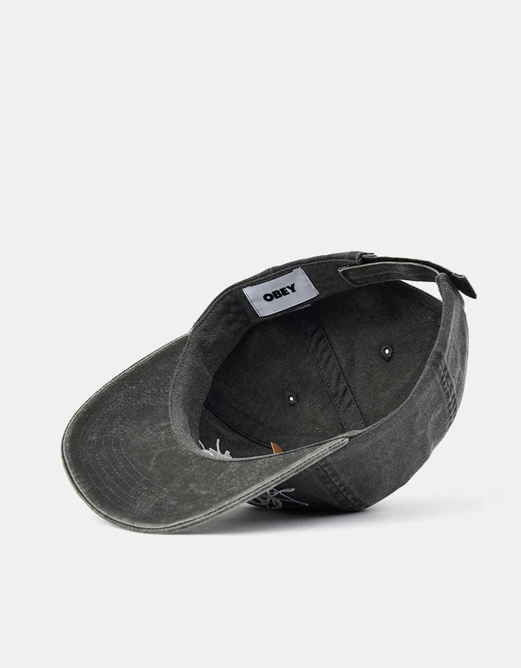 Obey Duster 6 Panel Cap - Pigment Black - Image 5