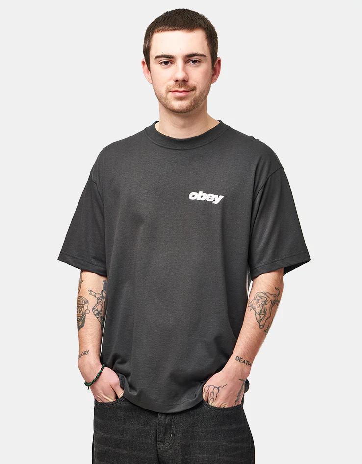 Obey Future Unwritten T-Shirt - Vintage Black - Image 2