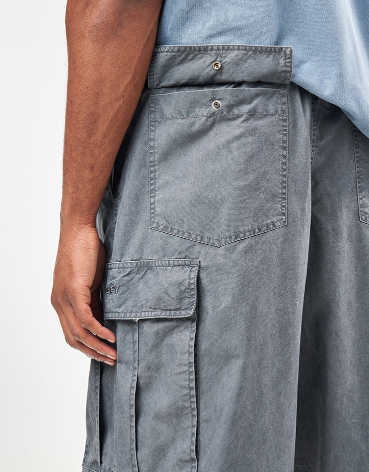 Obey Giant Cargo Pant - Pigment Anthracite - Image 4