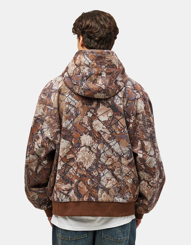 Obey Glen Zip Up Jacket - Fence Camo Multi - Image 2