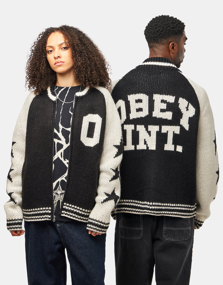 Obey Int. Cowichan Sweater - Black - Image 2
