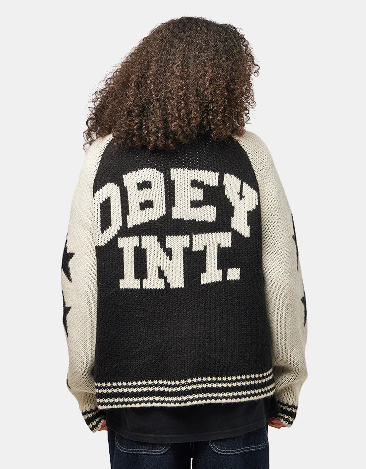Obey Int. Cowichan Sweater - Black - Image 8