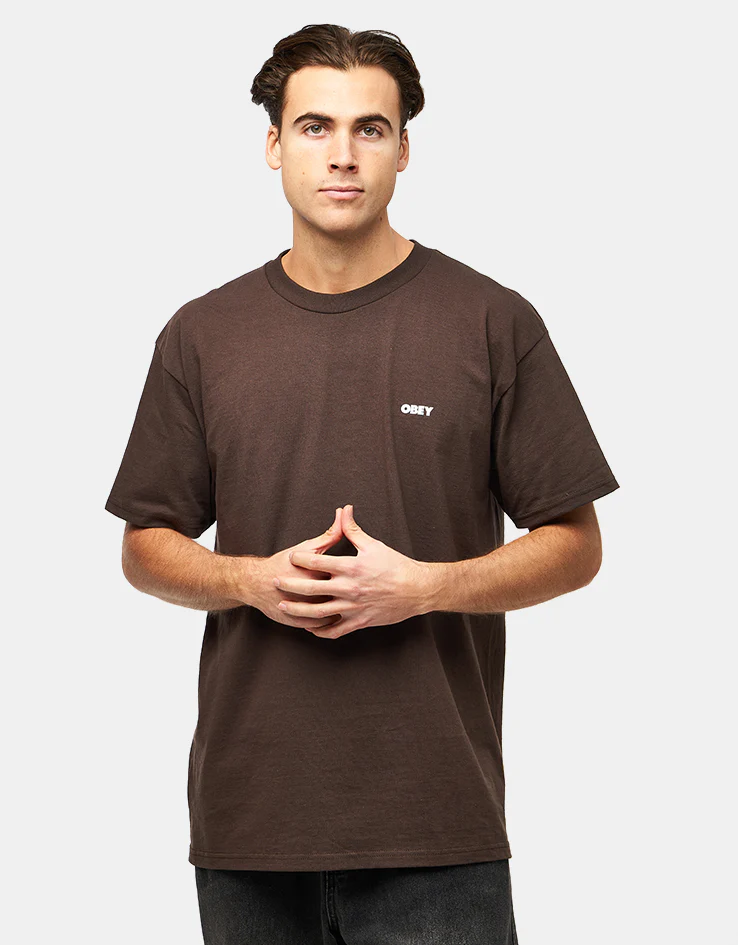 Obey Owl T-Shirt - Java Brown - Image 3