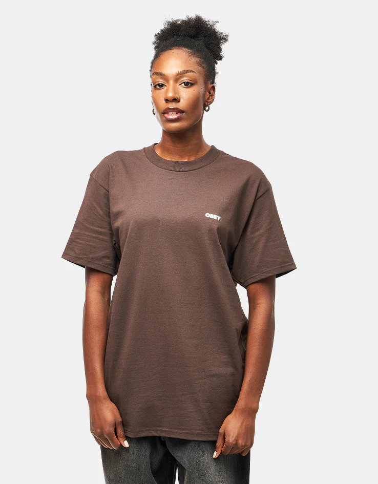 Obey Owl T-Shirt - Java Brown - Image 7